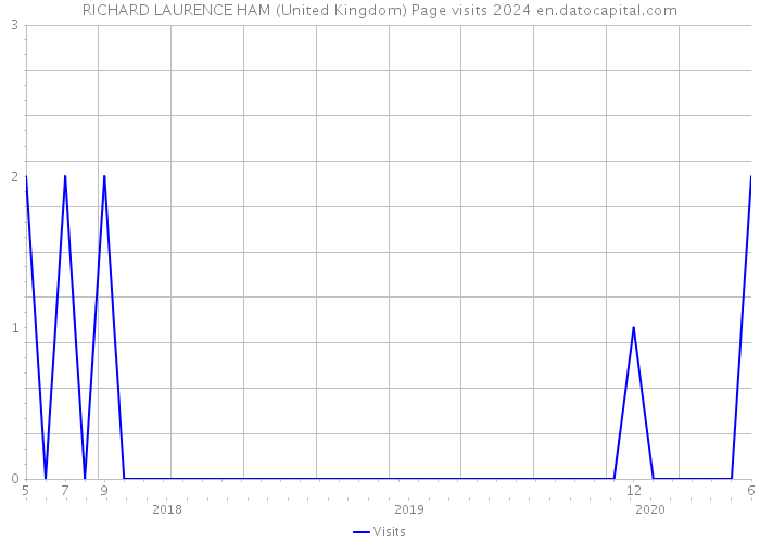 RICHARD LAURENCE HAM (United Kingdom) Page visits 2024 