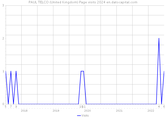 PAUL TELCO (United Kingdom) Page visits 2024 