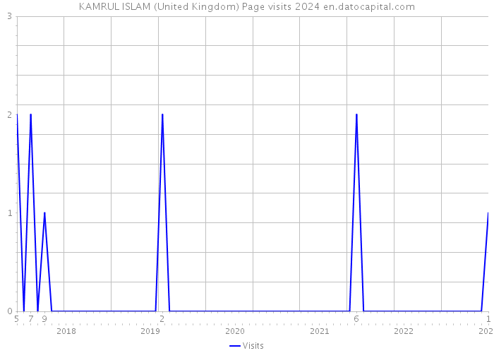 KAMRUL ISLAM (United Kingdom) Page visits 2024 
