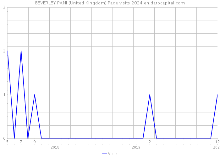 BEVERLEY PANI (United Kingdom) Page visits 2024 