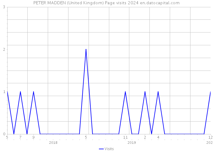 PETER MADDEN (United Kingdom) Page visits 2024 