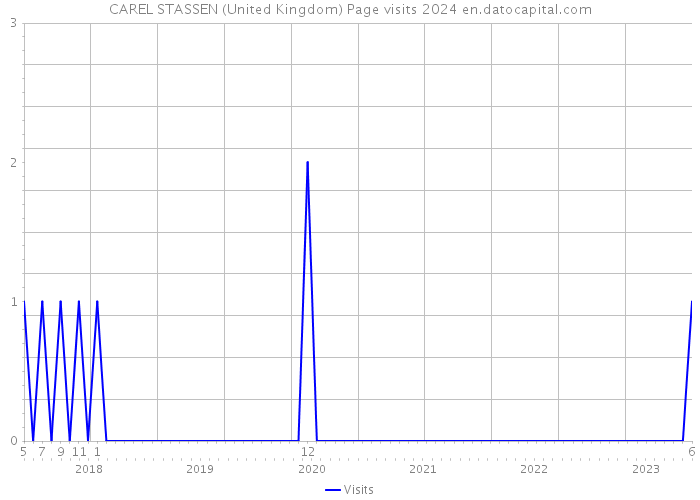 CAREL STASSEN (United Kingdom) Page visits 2024 