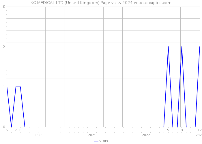 KG MEDICAL LTD (United Kingdom) Page visits 2024 