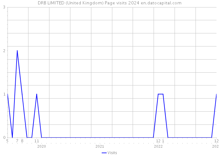 DRB LIMITED (United Kingdom) Page visits 2024 