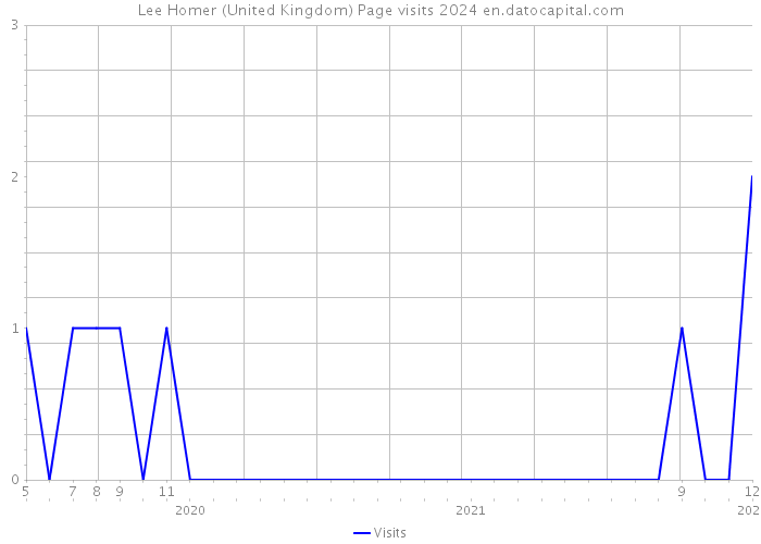 Lee Homer (United Kingdom) Page visits 2024 