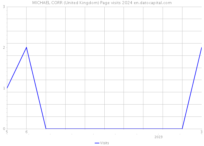MICHAEL CORR (United Kingdom) Page visits 2024 