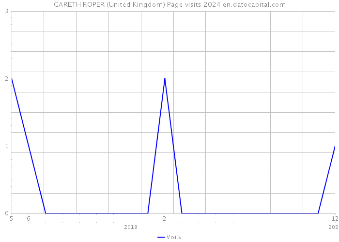 GARETH ROPER (United Kingdom) Page visits 2024 