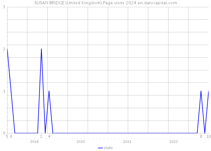 SUSAN BRIDGE (United Kingdom) Page visits 2024 