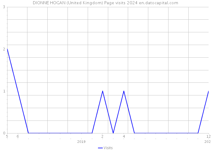DIONNE HOGAN (United Kingdom) Page visits 2024 