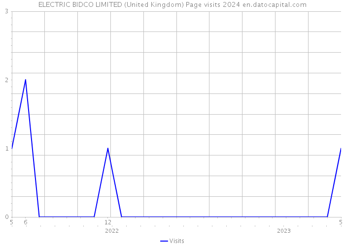 ELECTRIC BIDCO LIMITED (United Kingdom) Page visits 2024 