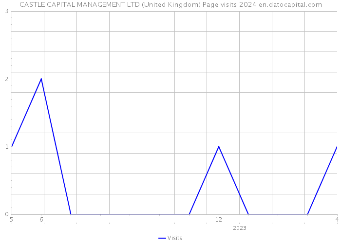 CASTLE CAPITAL MANAGEMENT LTD (United Kingdom) Page visits 2024 
