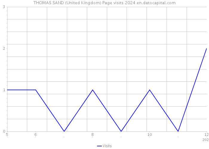 THOMAS SAND (United Kingdom) Page visits 2024 