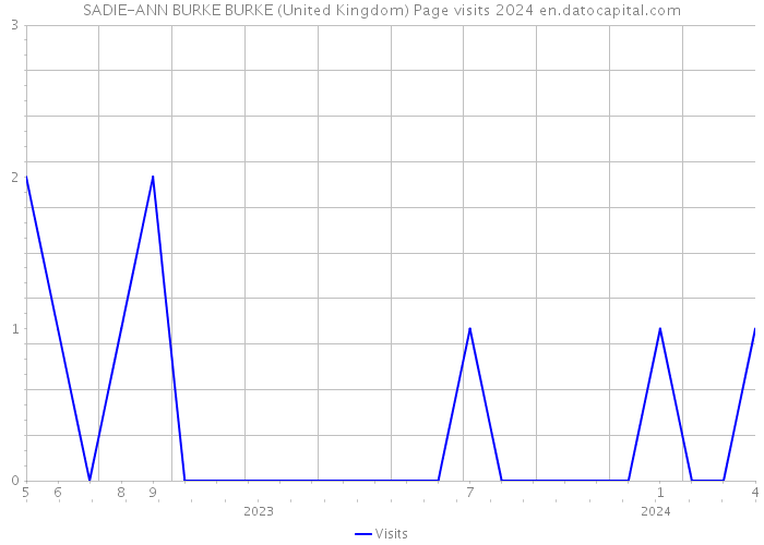 SADIE-ANN BURKE BURKE (United Kingdom) Page visits 2024 