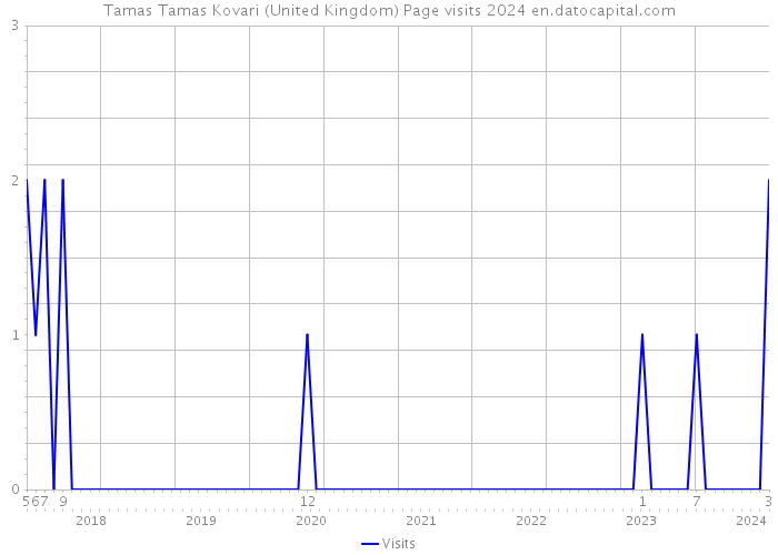 Tamas Tamas Kovari (United Kingdom) Page visits 2024 