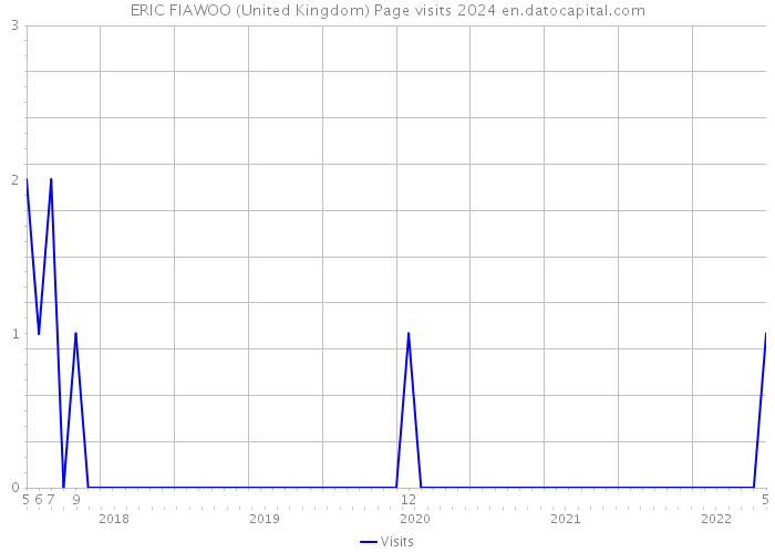ERIC FIAWOO (United Kingdom) Page visits 2024 