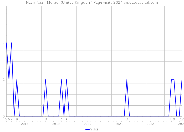 Nazir Nazir Moradi (United Kingdom) Page visits 2024 