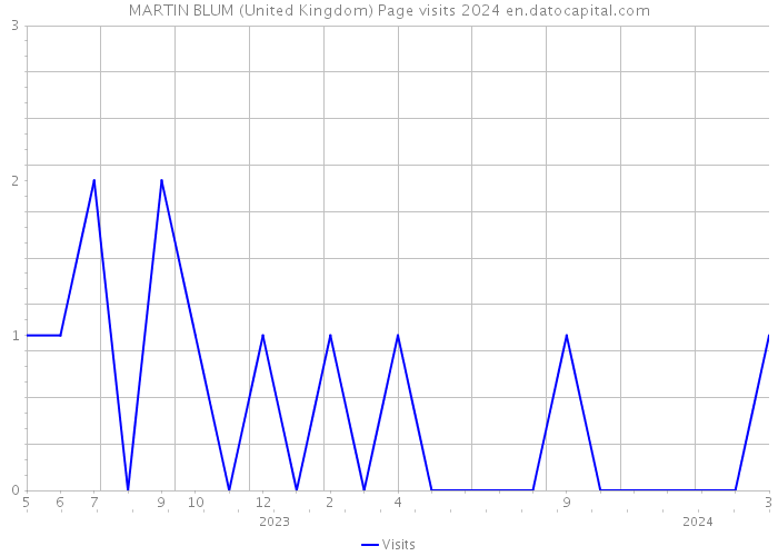 MARTIN BLUM (United Kingdom) Page visits 2024 