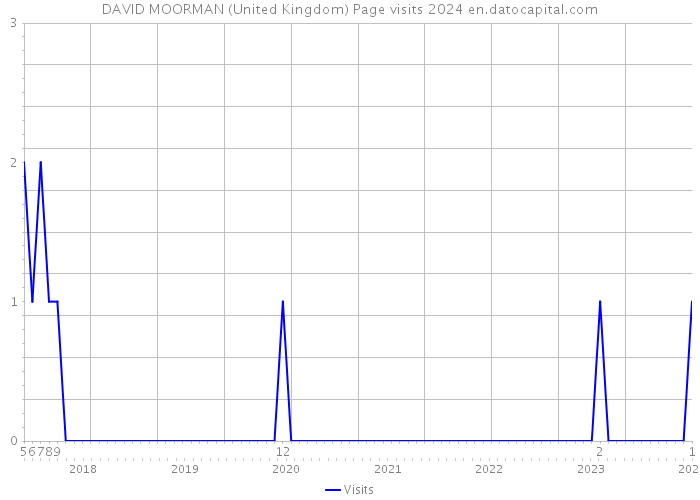 DAVID MOORMAN (United Kingdom) Page visits 2024 