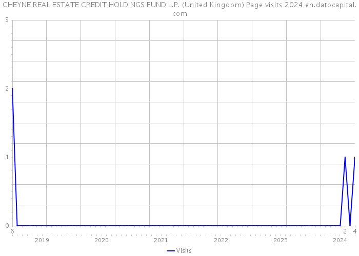 CHEYNE REAL ESTATE CREDIT HOLDINGS FUND L.P. (United Kingdom) Page visits 2024 