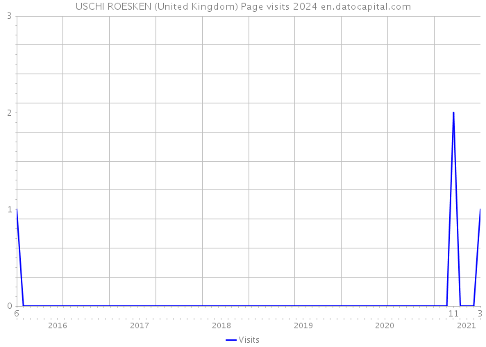 USCHI ROESKEN (United Kingdom) Page visits 2024 