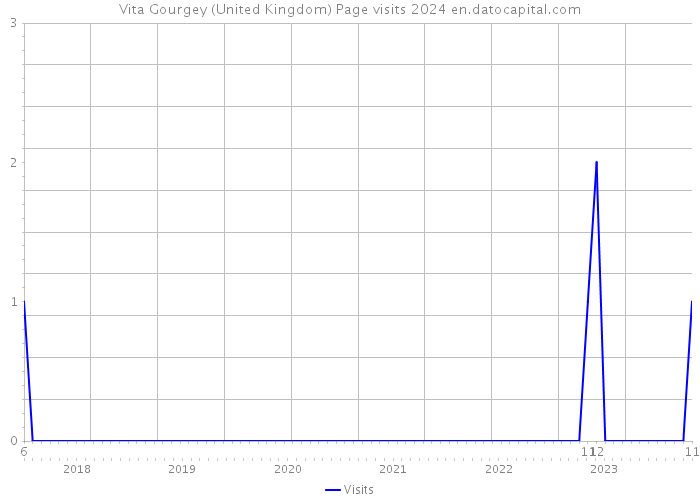 Vita Gourgey (United Kingdom) Page visits 2024 