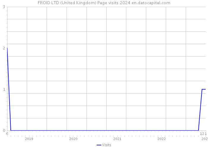 FROID LTD (United Kingdom) Page visits 2024 