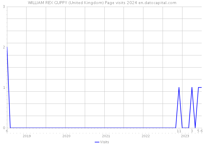 WILLIAM REX GUPPY (United Kingdom) Page visits 2024 