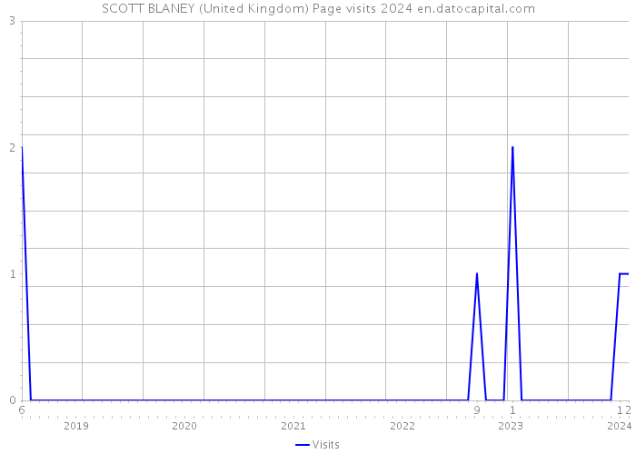SCOTT BLANEY (United Kingdom) Page visits 2024 