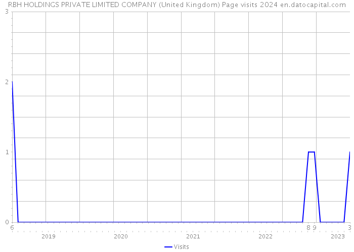 RBH HOLDINGS PRIVATE LIMITED COMPANY (United Kingdom) Page visits 2024 