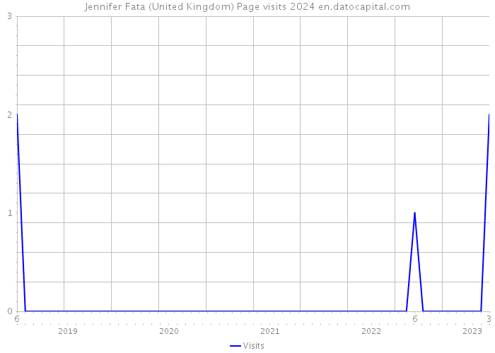 Jennifer Fata (United Kingdom) Page visits 2024 