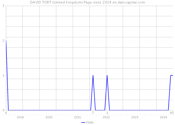 DAVID TORT (United Kingdom) Page visits 2024 