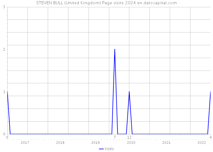 STEVEN BULL (United Kingdom) Page visits 2024 