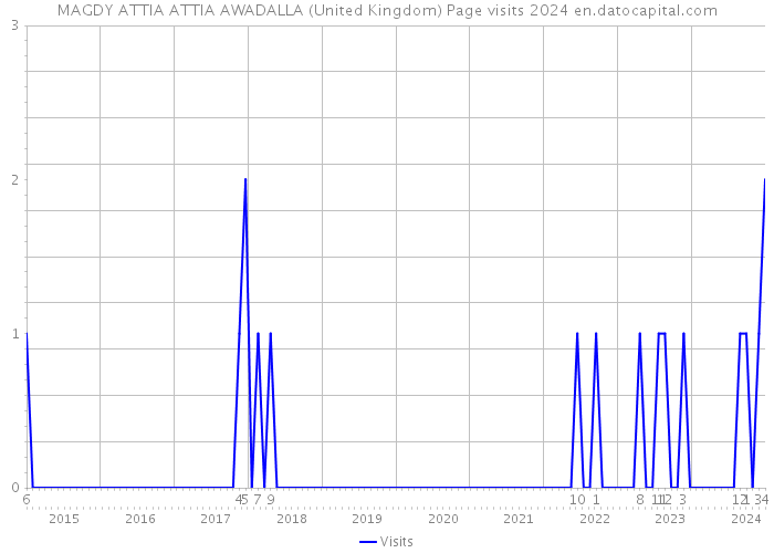 MAGDY ATTIA ATTIA AWADALLA (United Kingdom) Page visits 2024 