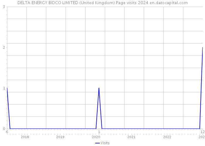 DELTA ENERGY BIDCO LIMITED (United Kingdom) Page visits 2024 