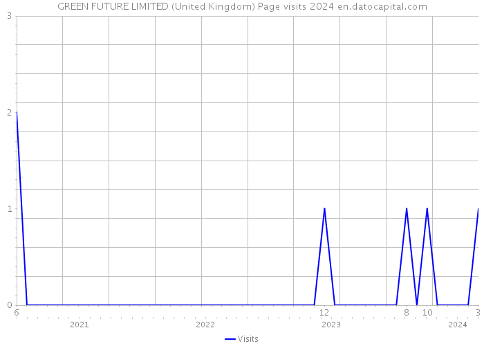 GREEN FUTURE LIMITED (United Kingdom) Page visits 2024 
