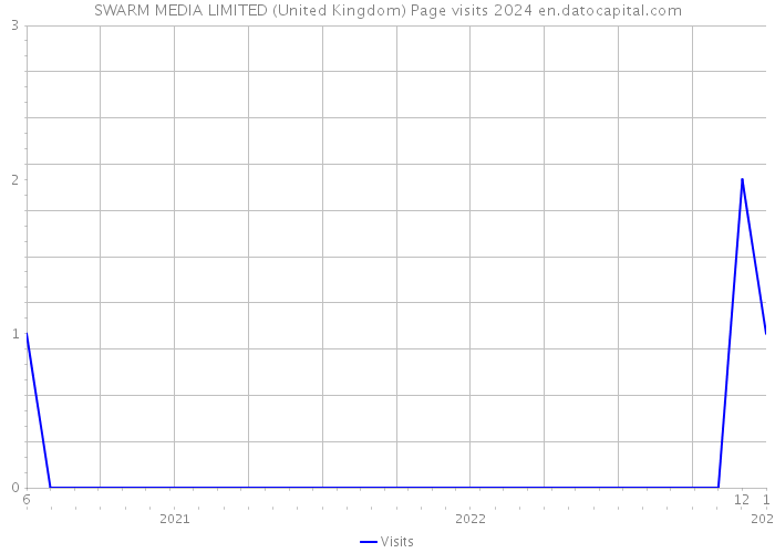 SWARM MEDIA LIMITED (United Kingdom) Page visits 2024 