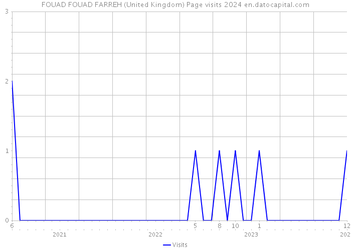 FOUAD FOUAD FARREH (United Kingdom) Page visits 2024 