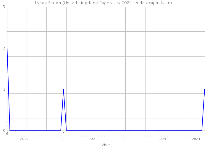 Lynda Setton (United Kingdom) Page visits 2024 
