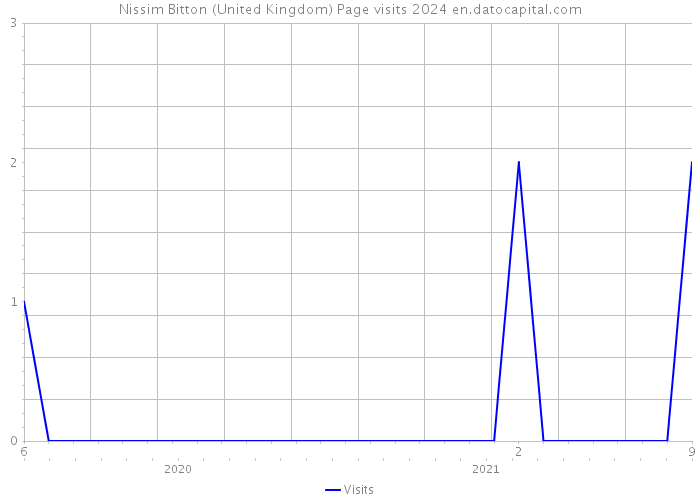 Nissim Bitton (United Kingdom) Page visits 2024 