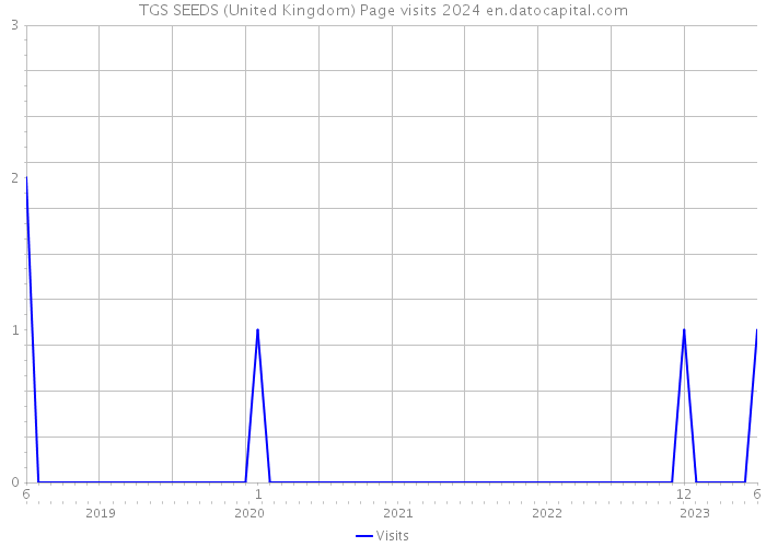 TGS SEEDS (United Kingdom) Page visits 2024 