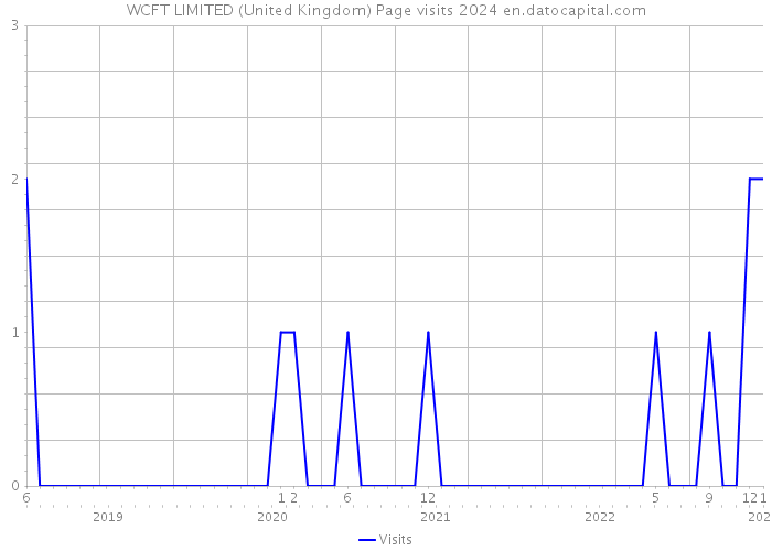 WCFT LIMITED (United Kingdom) Page visits 2024 