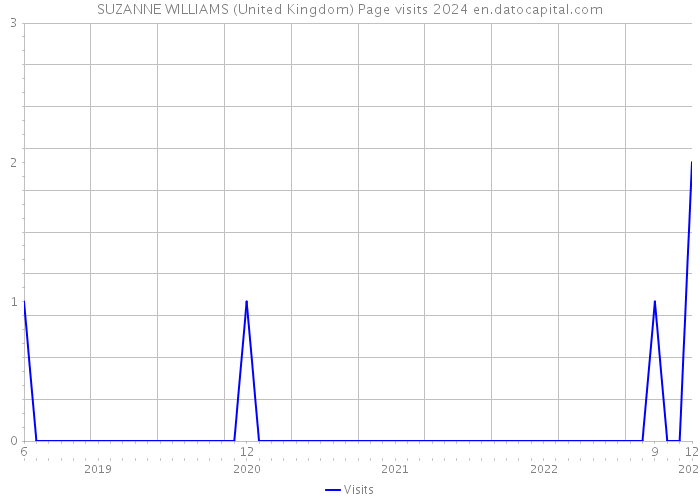 SUZANNE WILLIAMS (United Kingdom) Page visits 2024 
