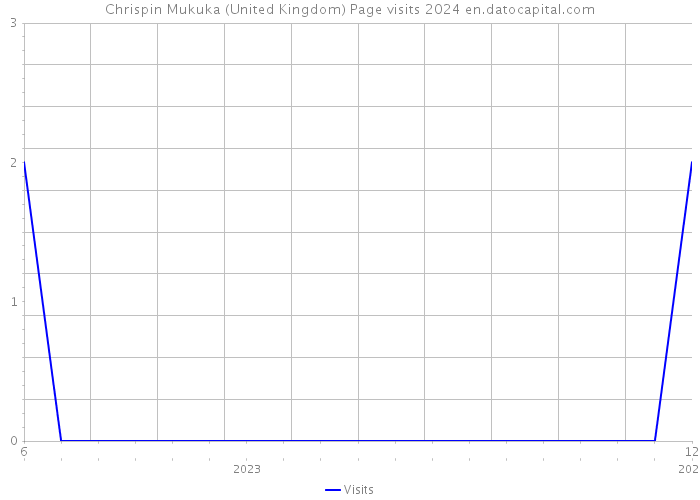 Chrispin Mukuka (United Kingdom) Page visits 2024 