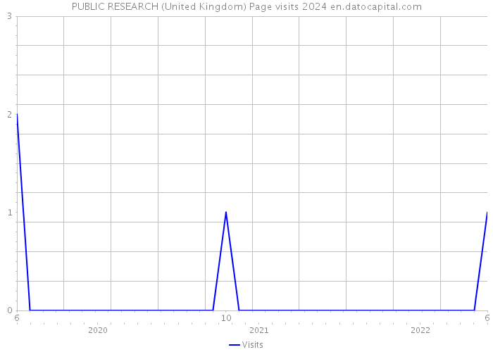 PUBLIC RESEARCH (United Kingdom) Page visits 2024 