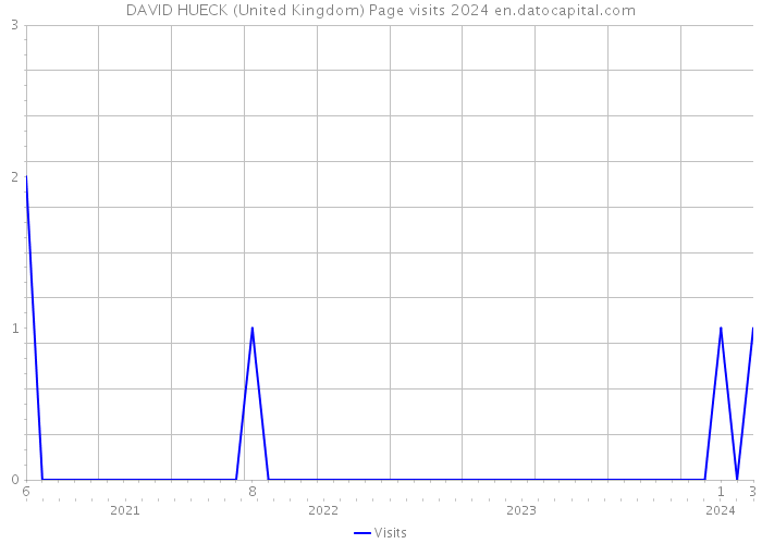 DAVID HUECK (United Kingdom) Page visits 2024 