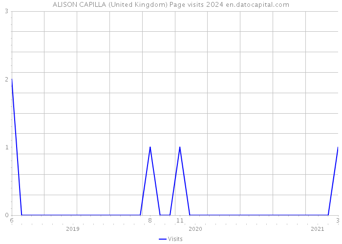 ALISON CAPILLA (United Kingdom) Page visits 2024 