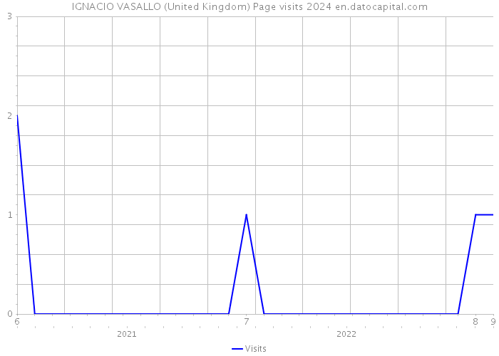 IGNACIO VASALLO (United Kingdom) Page visits 2024 