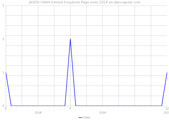 JASON CHAN (United Kingdom) Page visits 2024 