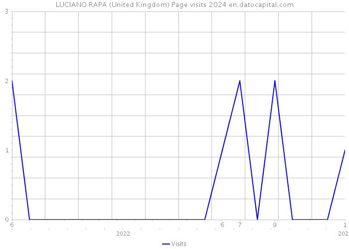 LUCIANO RAPA (United Kingdom) Page visits 2024 