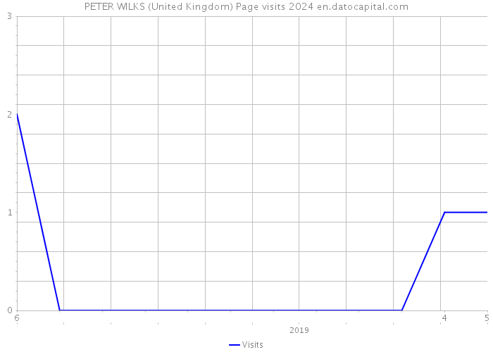 PETER WILKS (United Kingdom) Page visits 2024 
